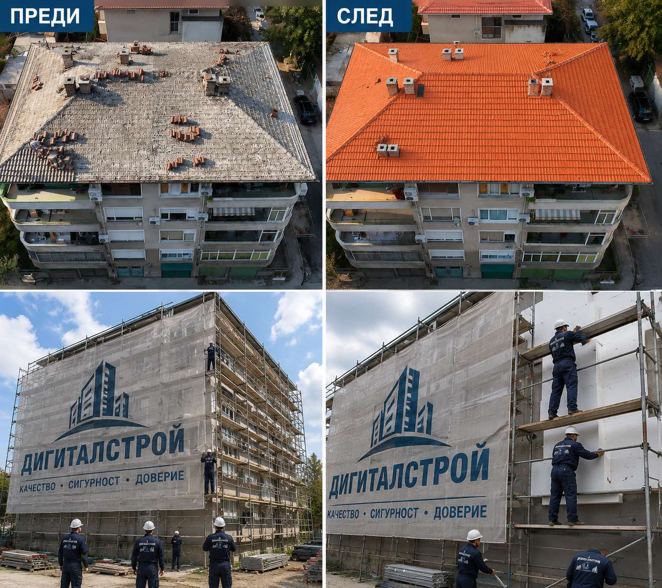 Преди и след ремонт